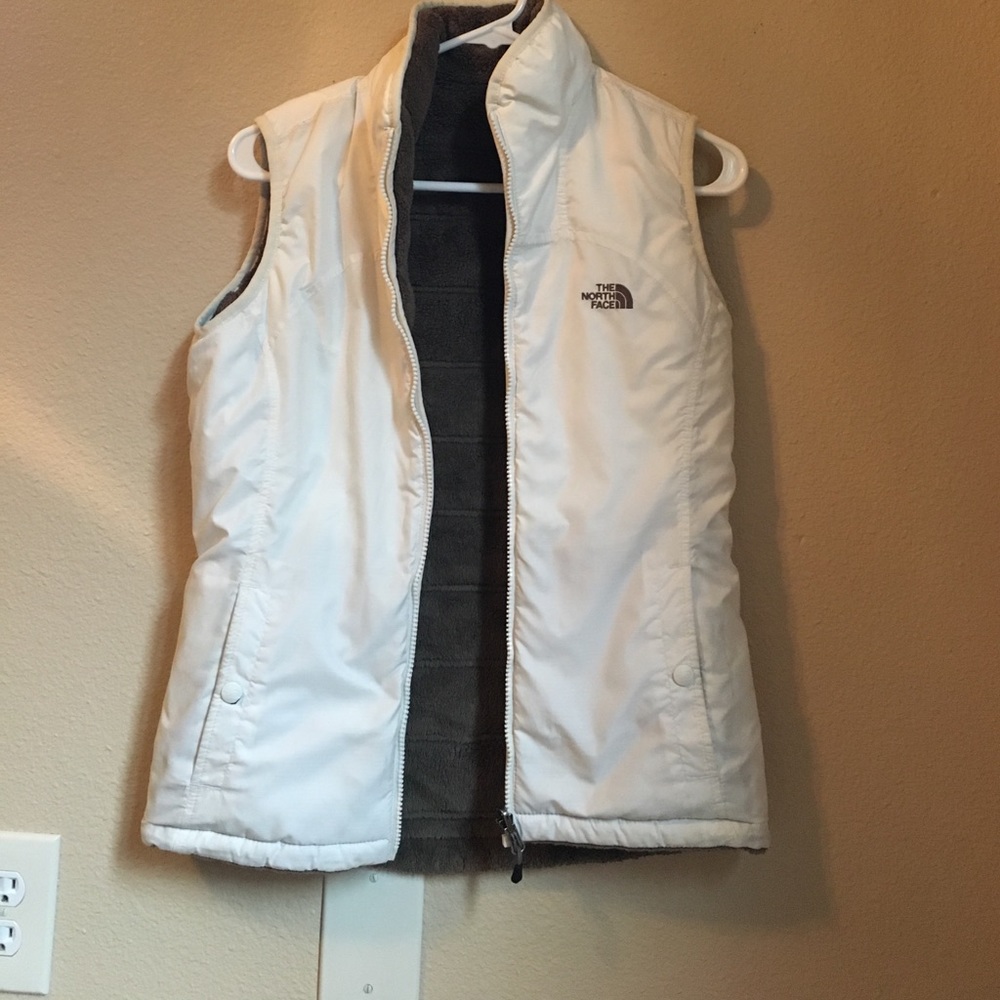 North Face White Vest