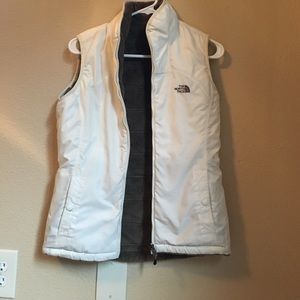 North Face White Vest