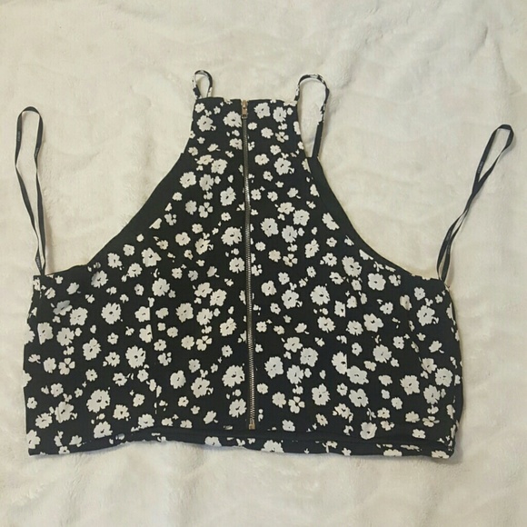 Floral crop top - Picture 2 of 3