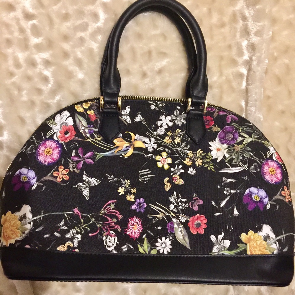 Midnight Floral Handbag