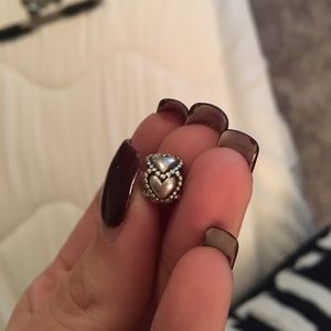 Repeating hearts pandora charm
