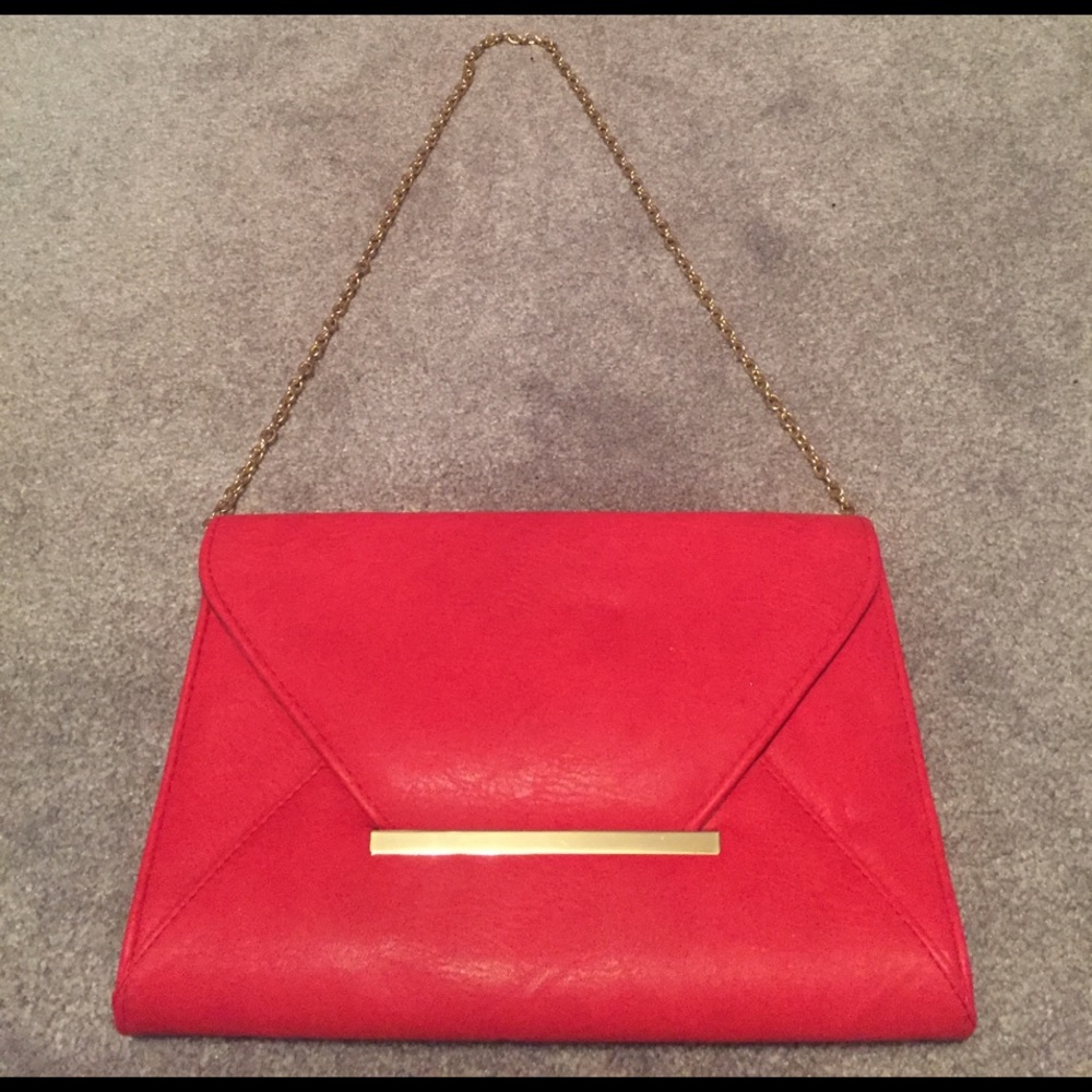 Aldo Red Clutch