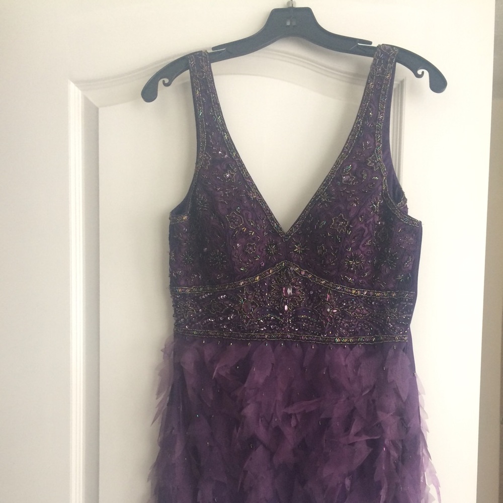 BNWOT Sue Wong fancy purple cocktail dress