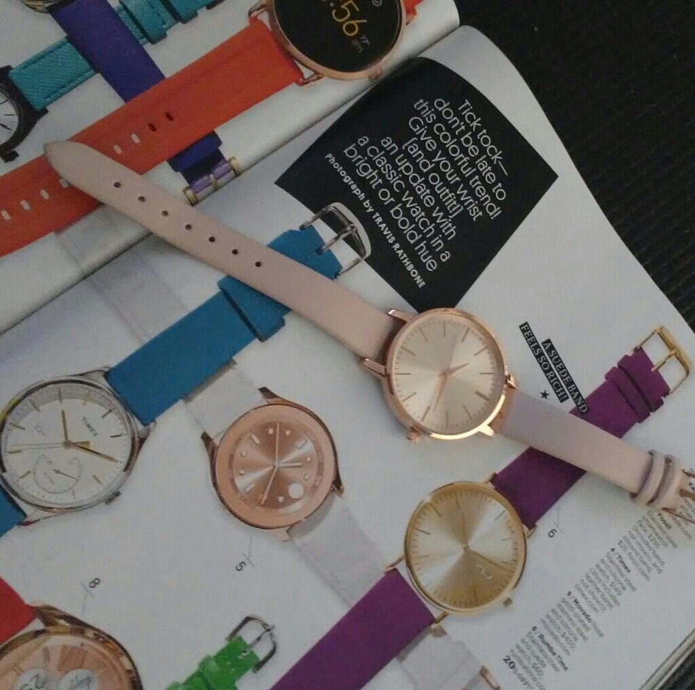 Beige watch