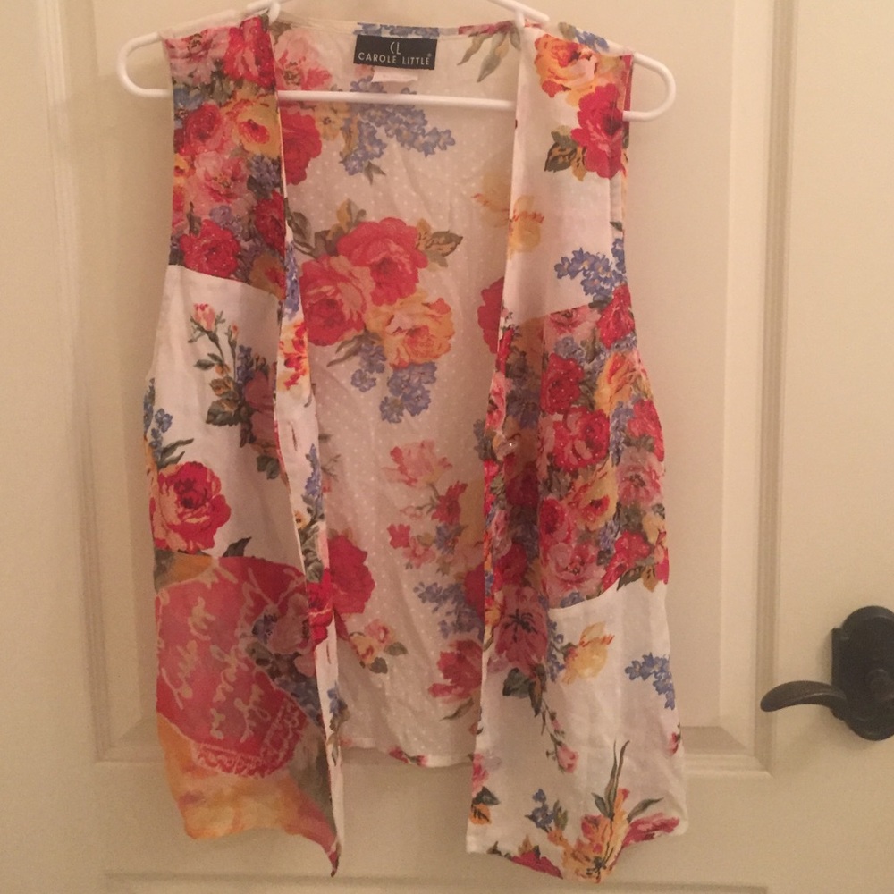 SOLD // Floral vest