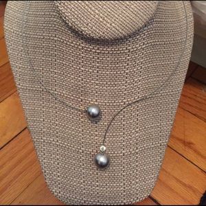 Beautiful wire beaded necklace