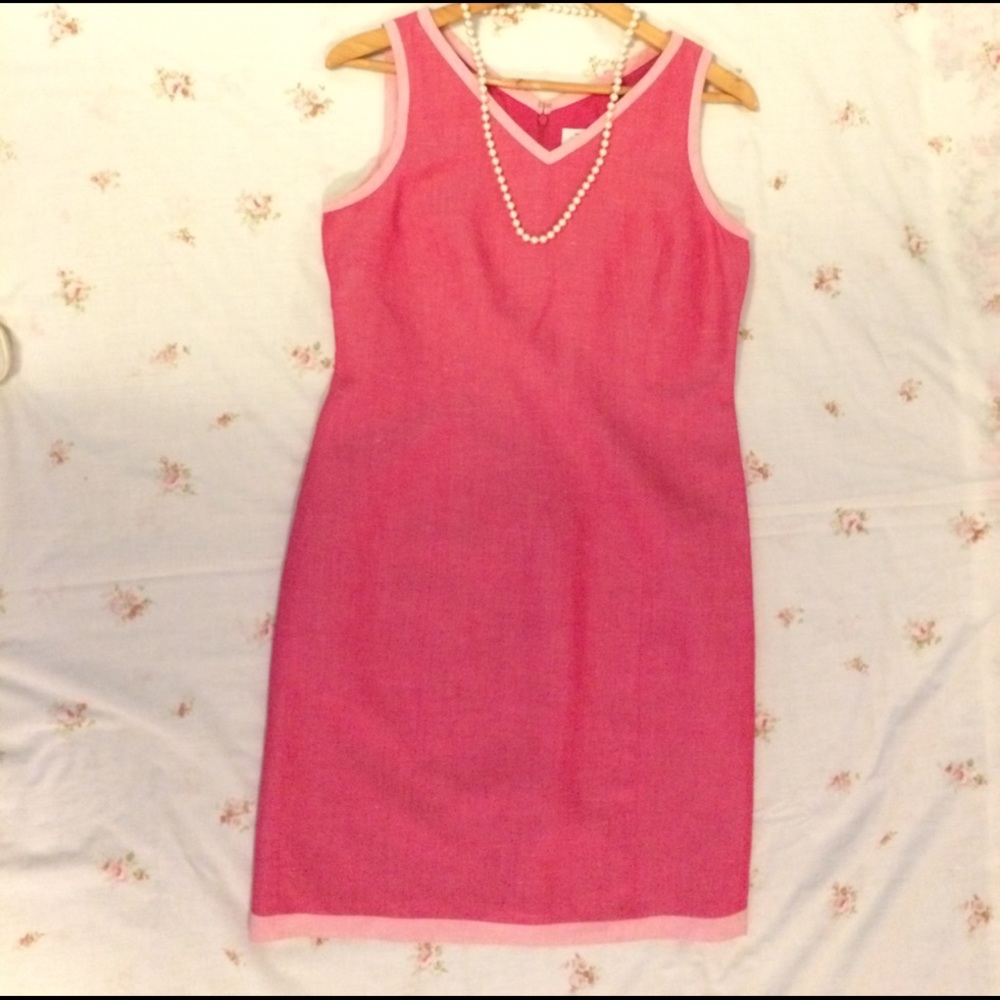 Ann Taylor Loft Linen Blend Dress