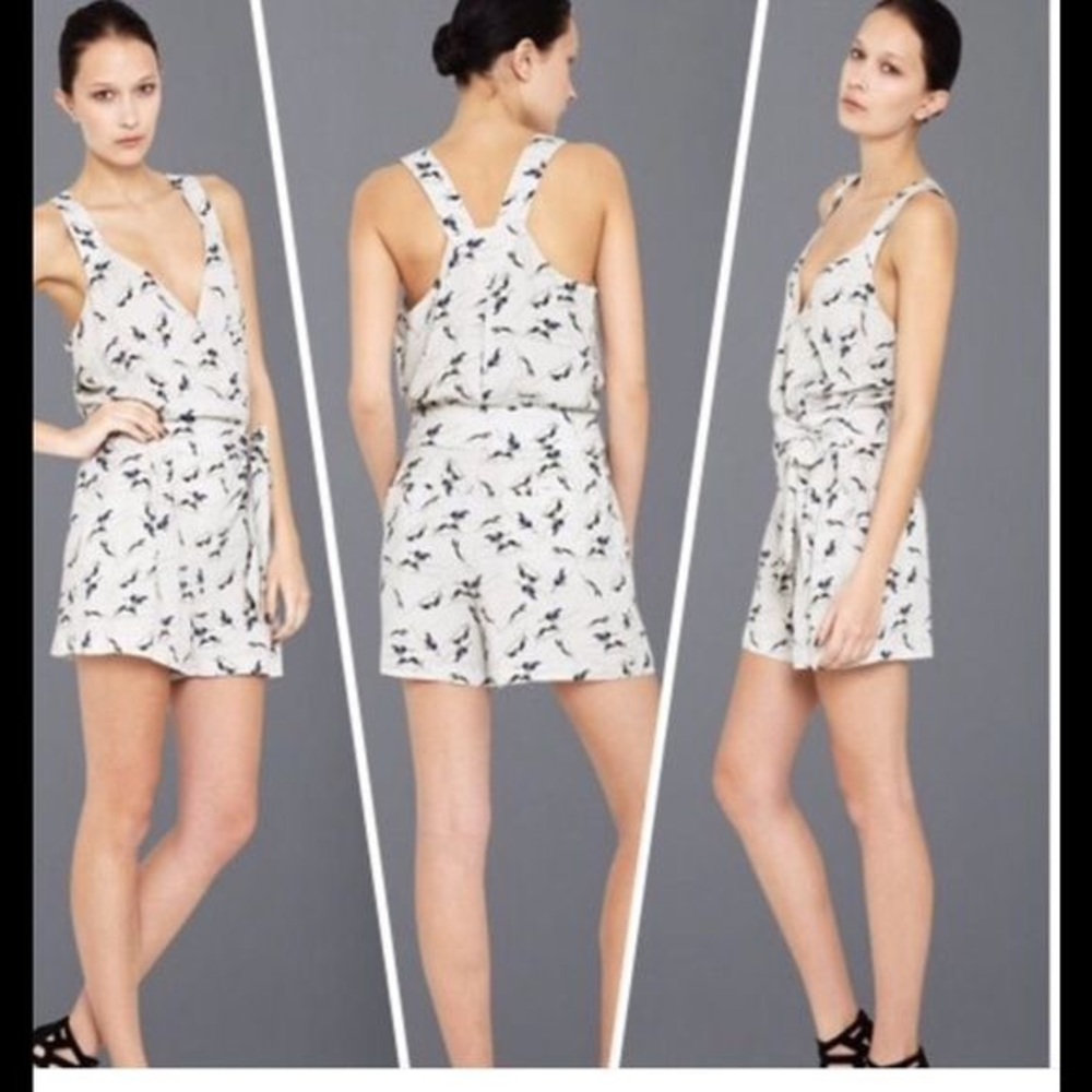 NWT BCBGeneration Wrap Style Romper Sz 6