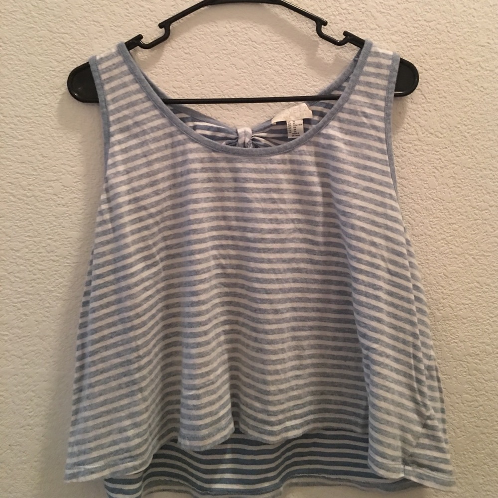 Striped crop top