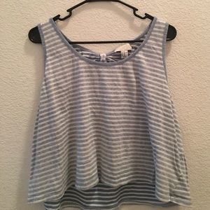 Striped crop top