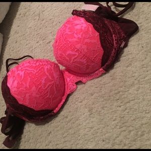 Pink bra