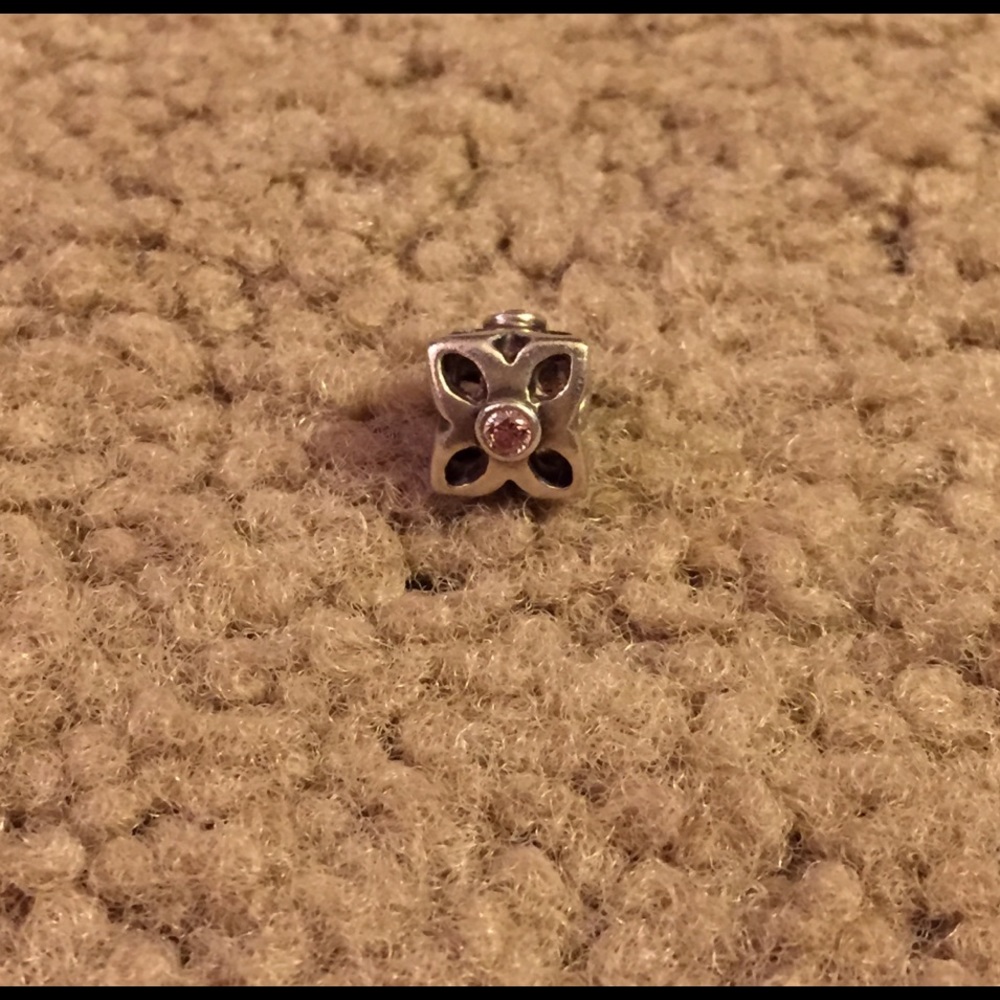 Pandora "4  Petal Flower" Charm