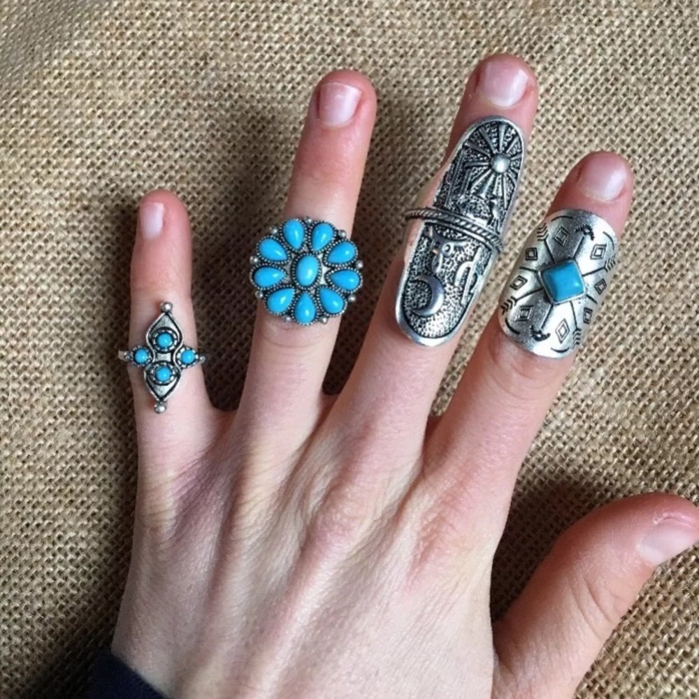 Boho rings