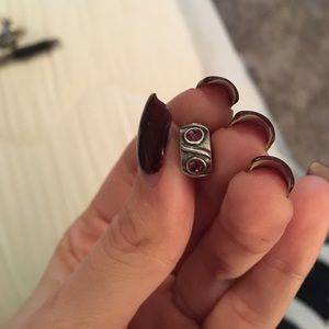 Purple Jem pandora charm