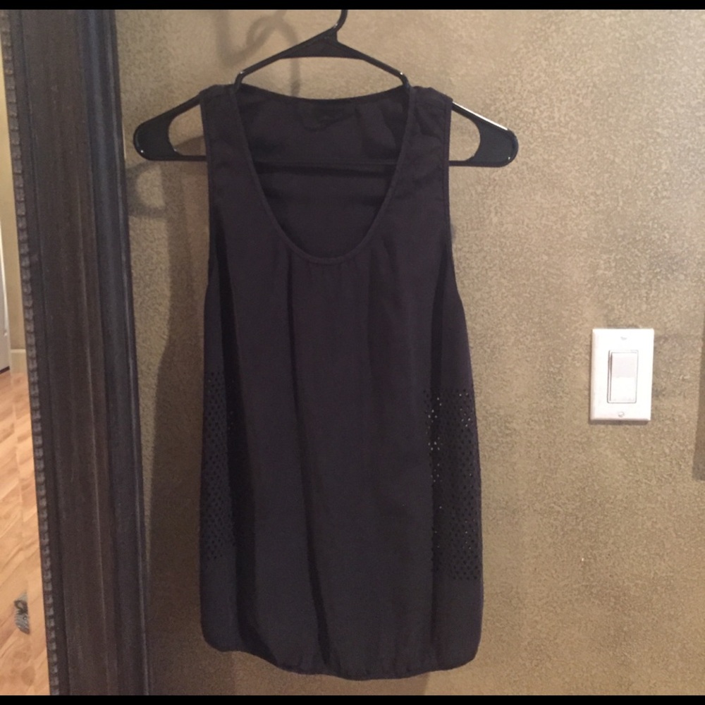 Alexander Wang 100% silk black top sz 4.