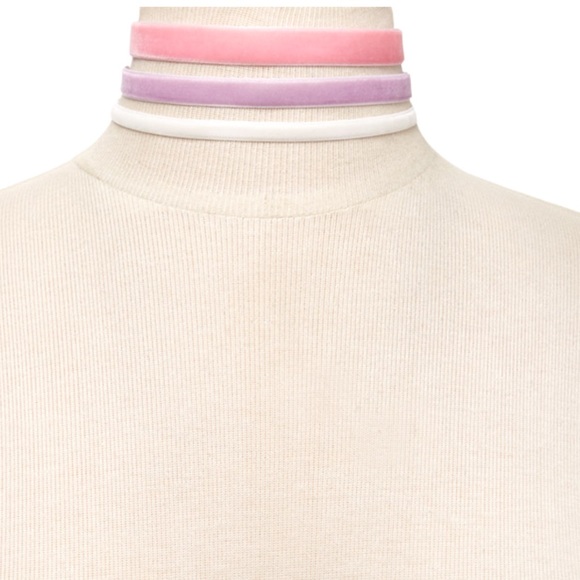 3pc Velvet Spring Chokers - Picture 2 of 2