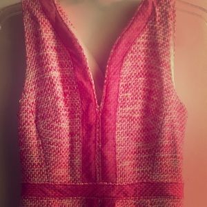 Milly Classic tweed pink dress