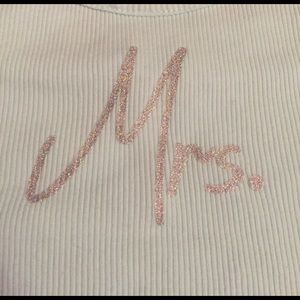 Betsey Johnson "Mrs." sleep tank💥Final Price💥