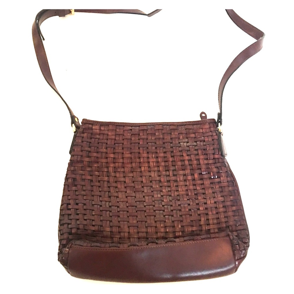 Mano Genuine Leather Purse Brown Handbag