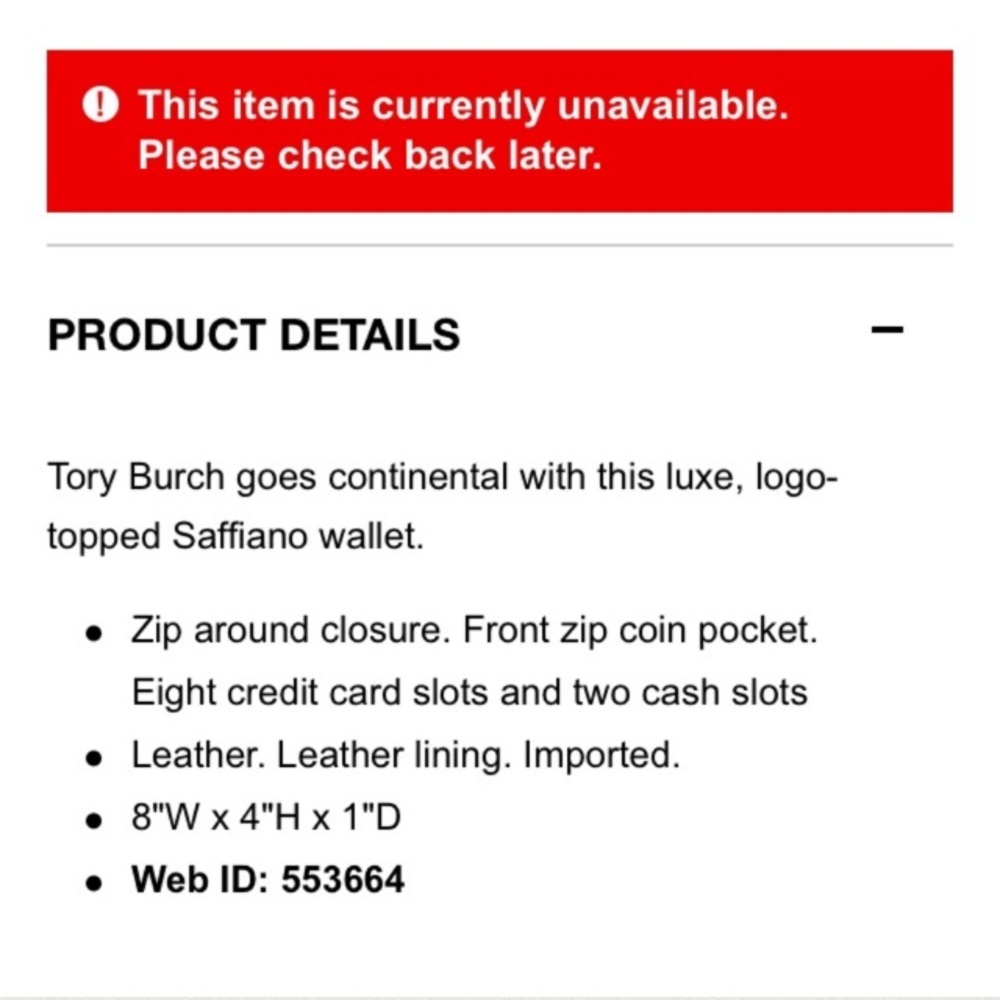 Tory Burch Zip Wallet - Picture 5 of 5