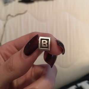 B pandora charm