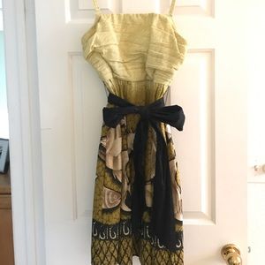 Anthropologie strapless dress sz. 4
