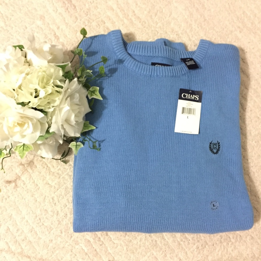 NWT Blue Chaps Sweater