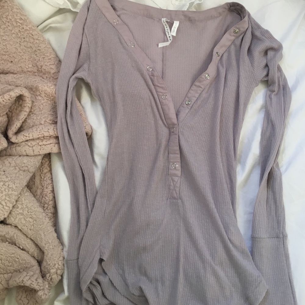 NEVER WORN UO LAVENDER THERMAL TOP
