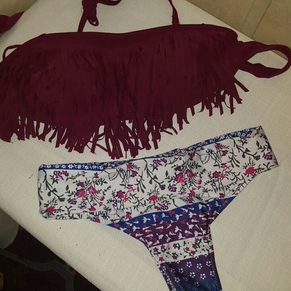NWOT Fringe bikini - Picture 2 of 2