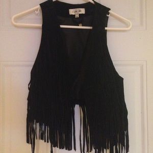 Forever 21 Fringe Vest