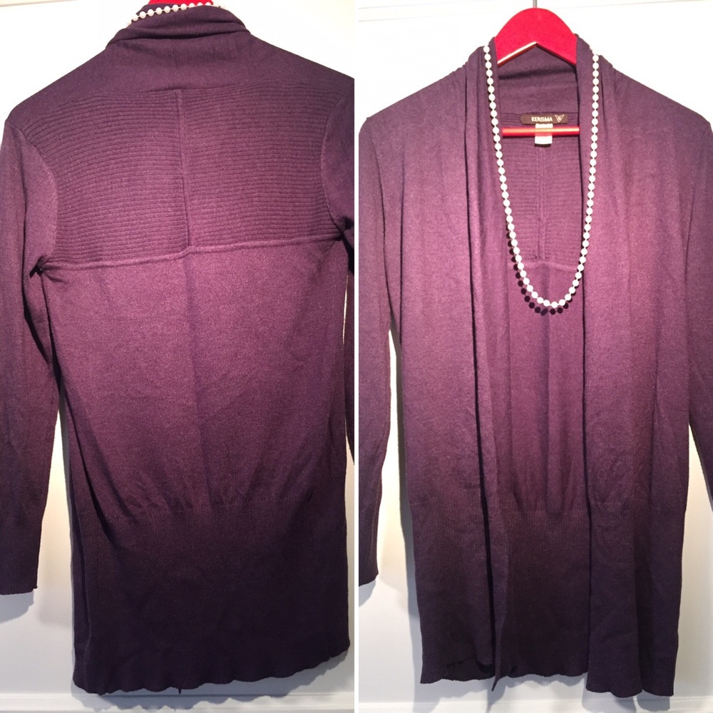 Plum cashmere sweater