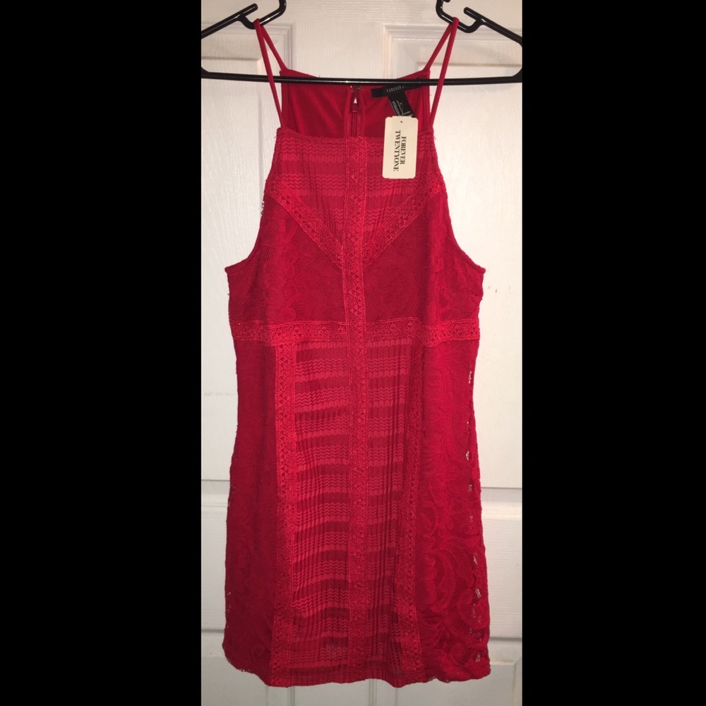 RED JUNIOR DRESS FOREVER 21
