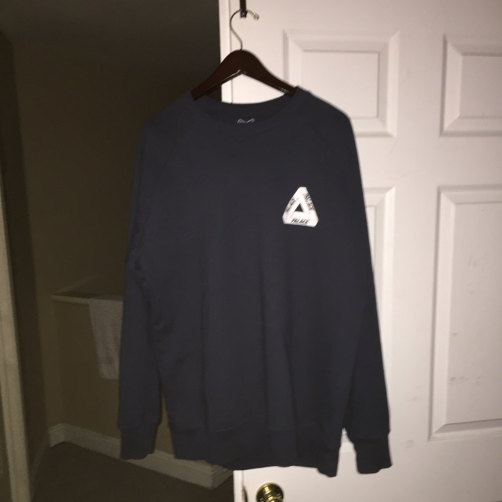Palace navy crewneck