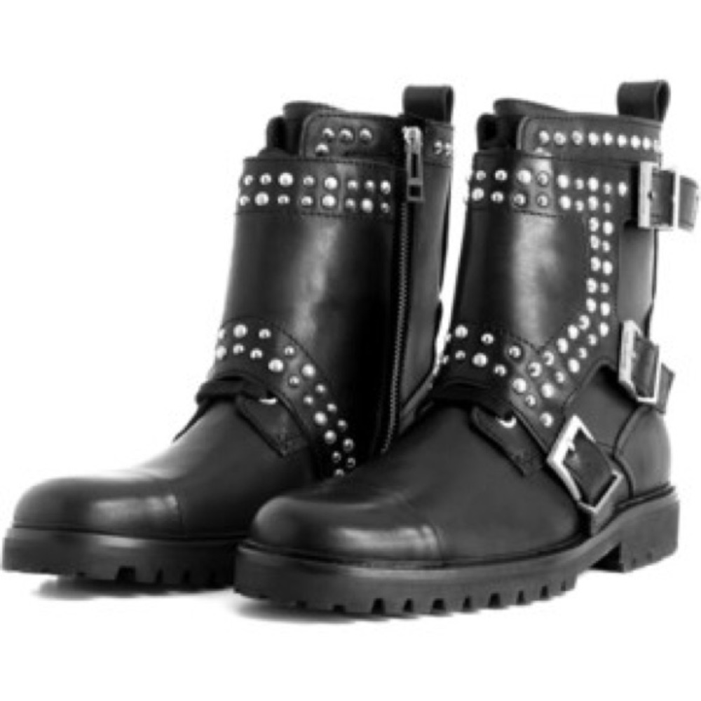 Zadig and Voltaire Studded boots sz 39