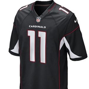 NFL Cardinals #11 Fitzgerald Blk Stitched Jersey