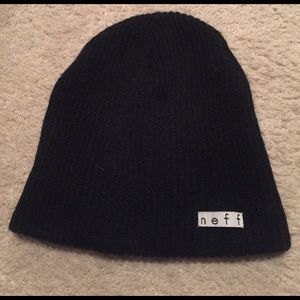 Black Neff beanie