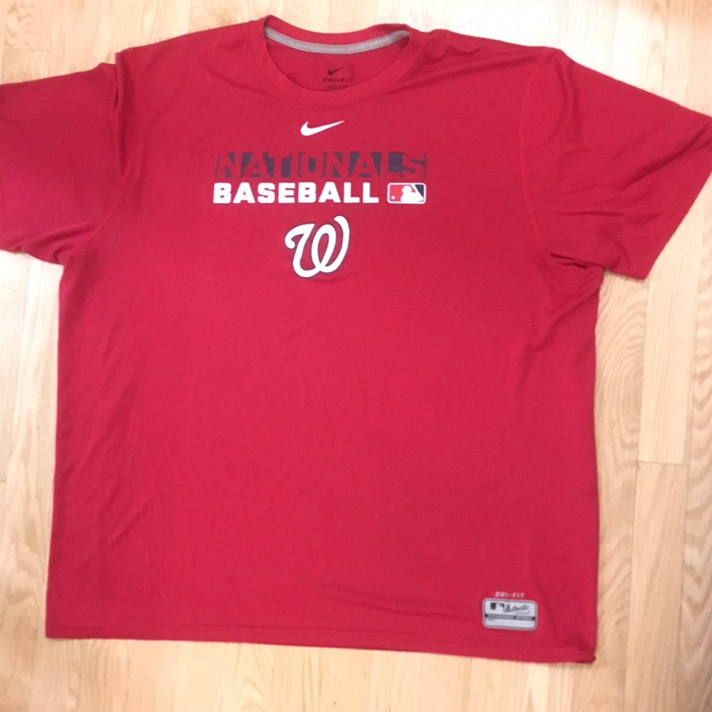 Nike Dri Fit Washington Nationals Shirt XXL USED