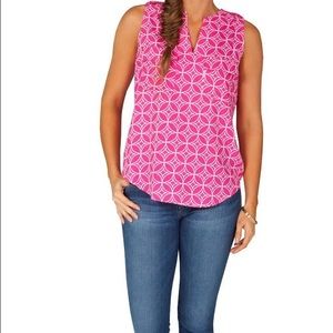 Escapada Pink Sleeveless Top