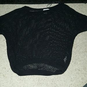 Cotton On black see-through knit lightweight sweater, M. EUC.