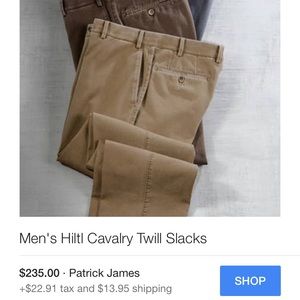 $235 Men's Hiltl Pants👌