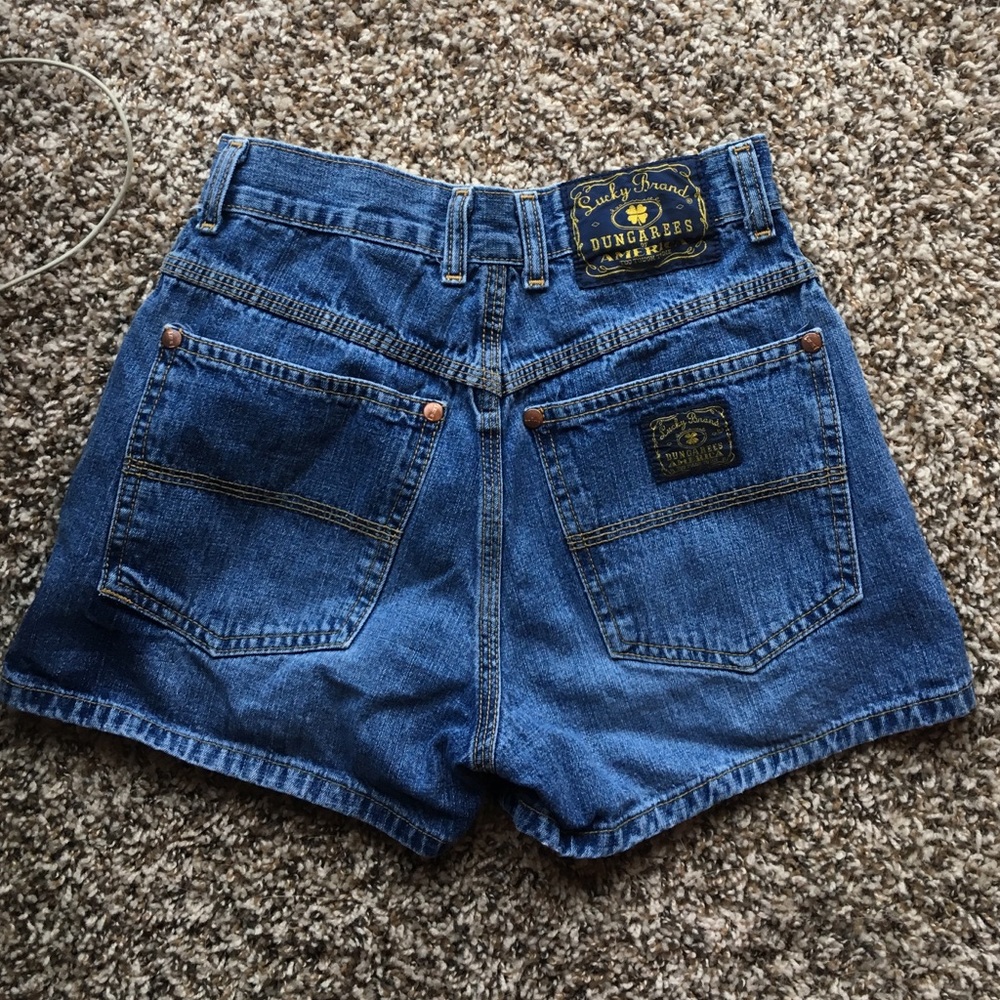 ☘️lucky brand high-waisted jean short☘️