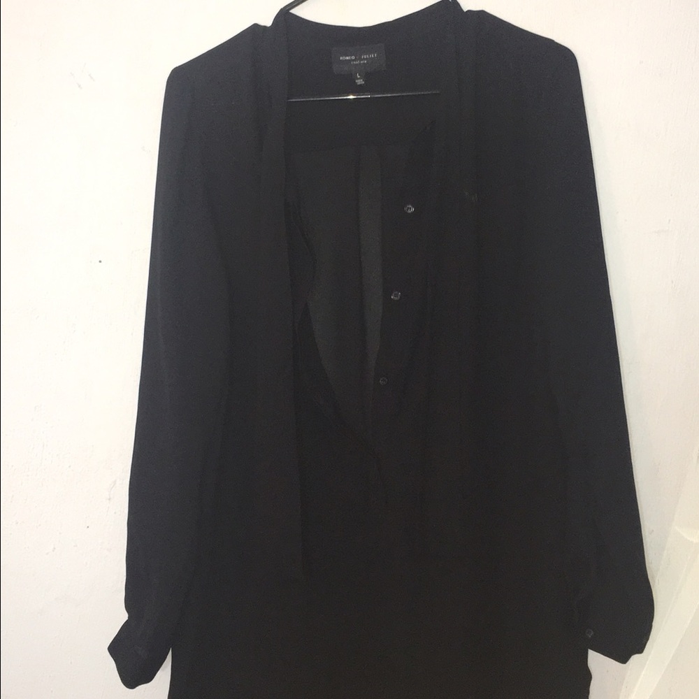 Black long sleeve dress