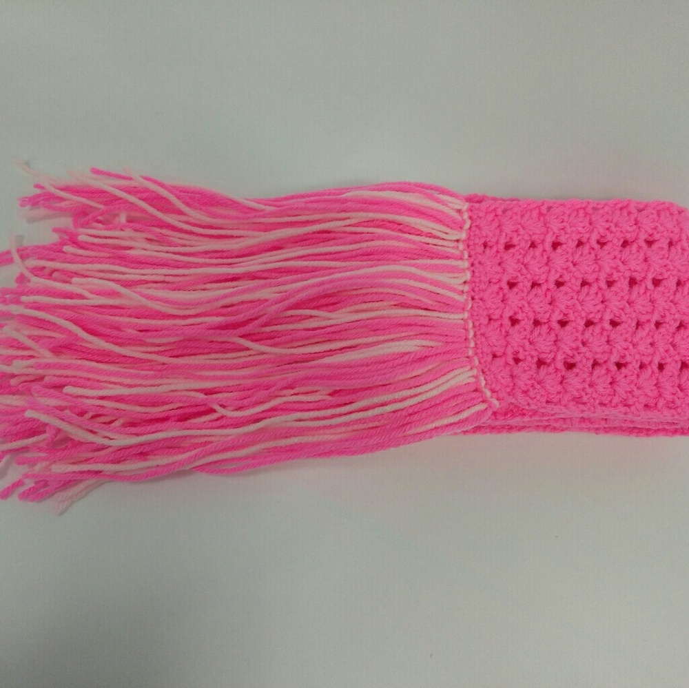 Shell stitch crochet women scarf handmade