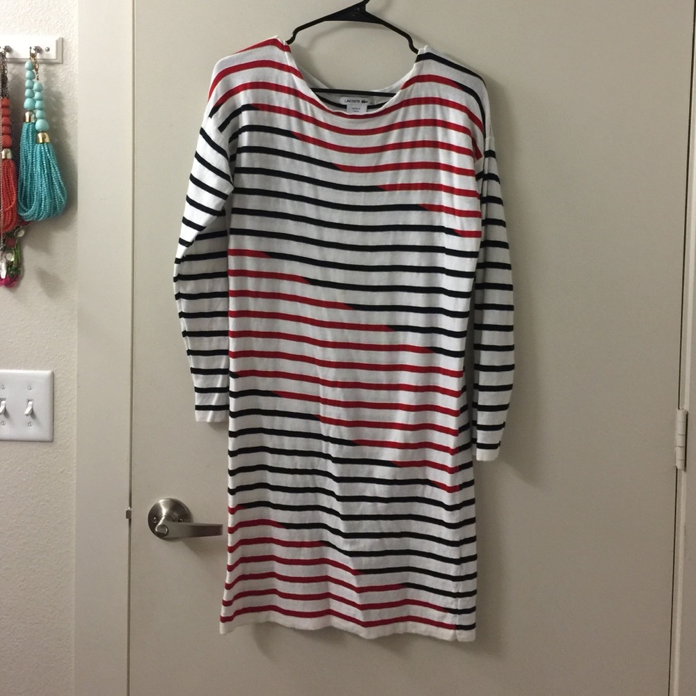 Striped sweater dress