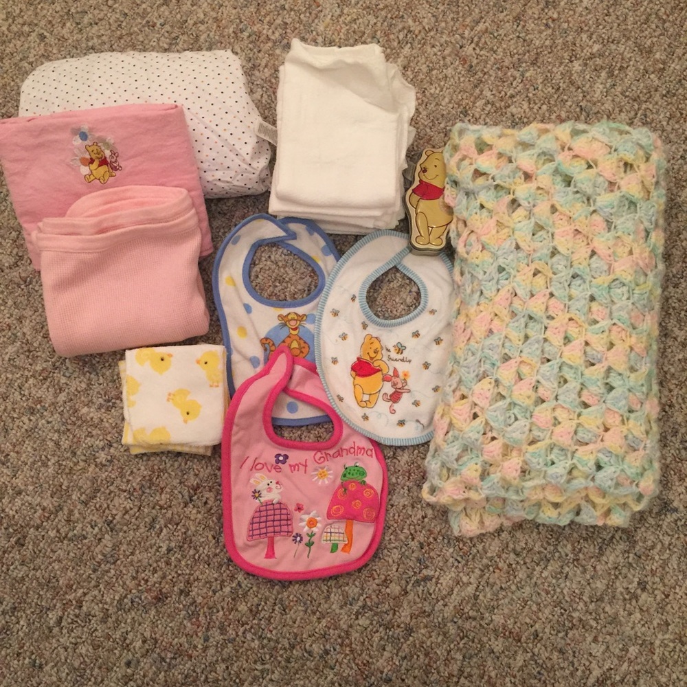 👶Baby bibs washcloths blankets ,burp cloths🍼