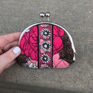 Vera Bradley Double Kiss Coin Purse 👛