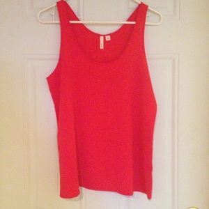 Red Chiffon Top