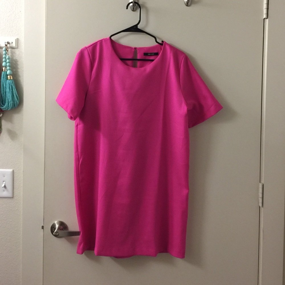 Plain pink shift