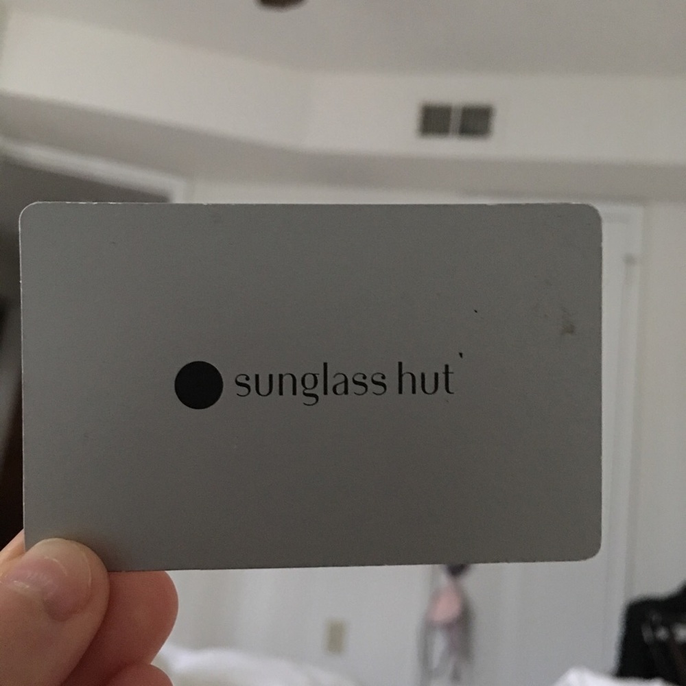 Sunglasses Hut Gift Card w/ Gift Receipt/PROOF