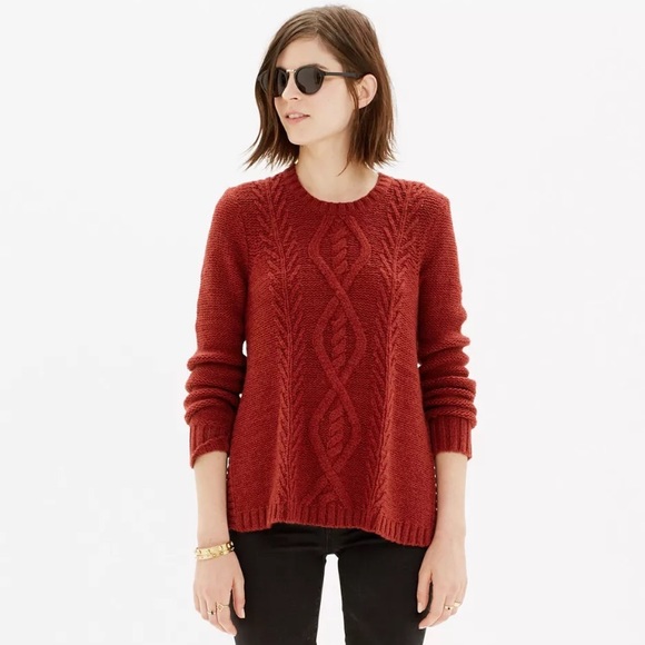 Madewell Sweaters - Madewell Firelight Cable Sweater Pullover